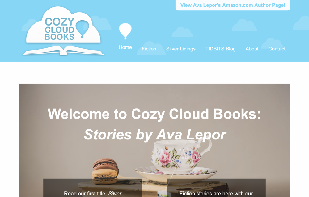Cozy Cloud Books web design